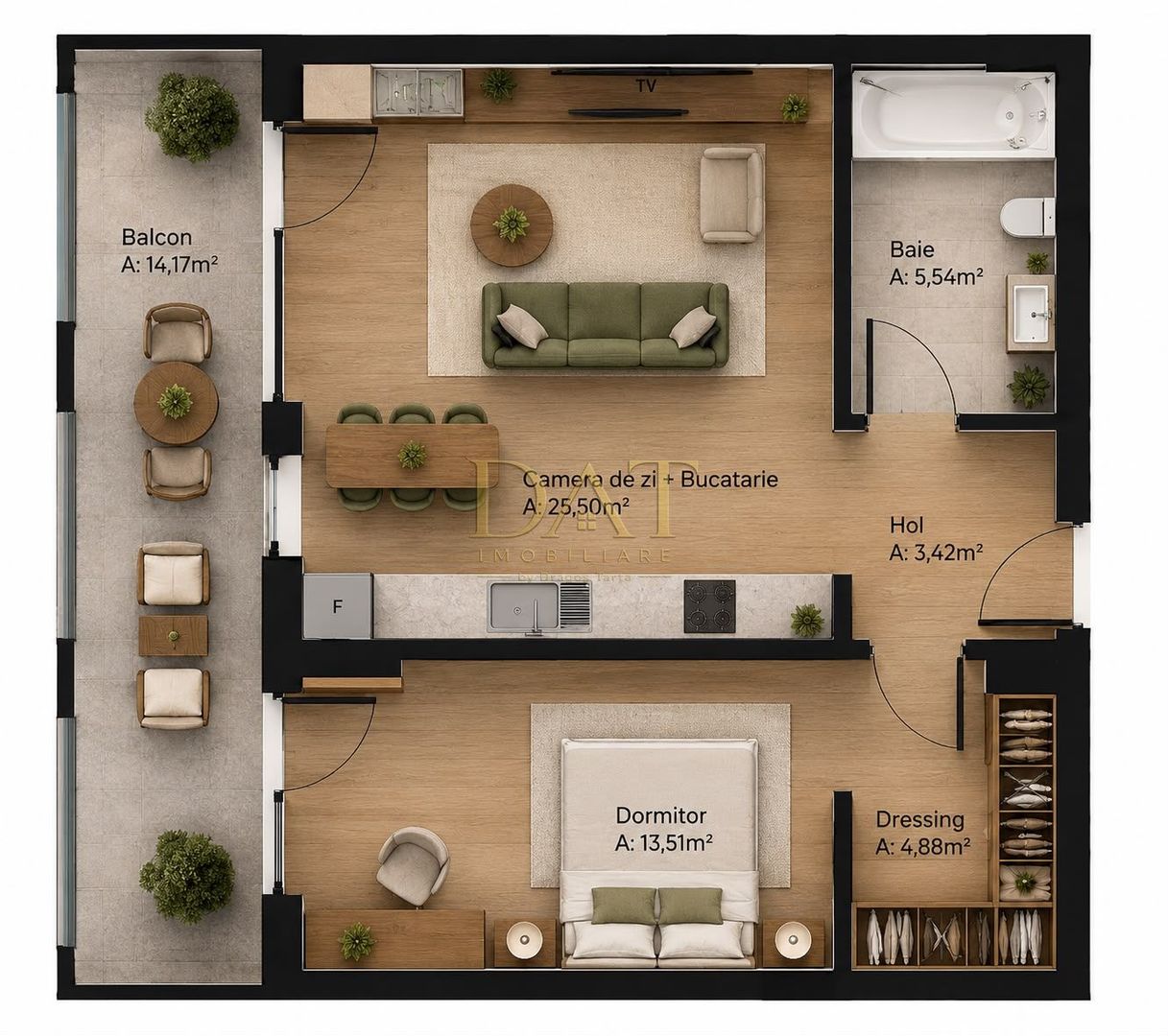 Apartament 2 camere | parcare inclusa | bloc nou | Sopor - Poză 3