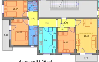 Apartament cu 4 camere in zona Tei-Maica Domnului - Poză 13