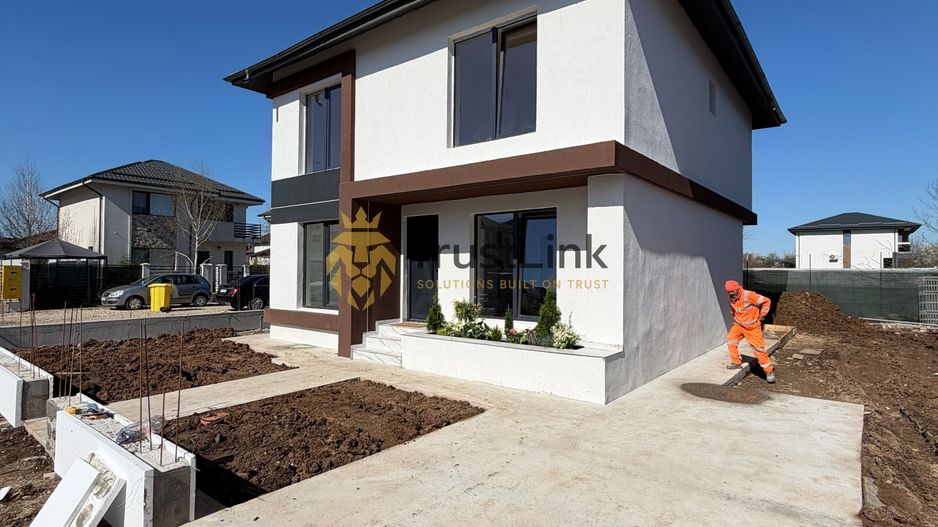 Casă individuală modernă de vânzare – Berceni 4 camere 290 mp curte - Poză 4