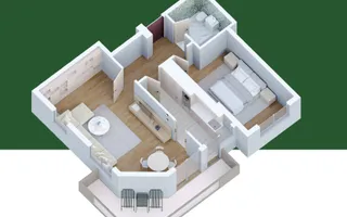 Apartament 2 camere, 70 mp, Theodor Pallady - Sector 3 - Schiță 13