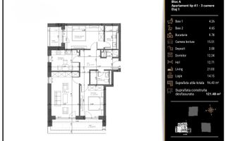 Vânzare, apartament cu 3 camere, Răcădău - Poză 10