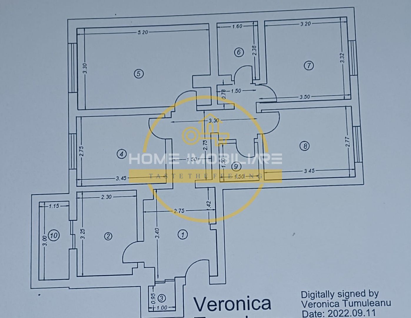 Apartament 4 camere/Zona Zimbru/Decomandat - Poză 14