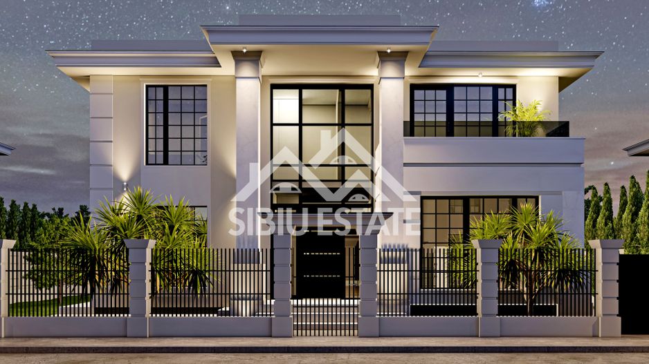 Vila de lux Selimbar proiect Beverly Hills by Casian's Residence - Poză 8