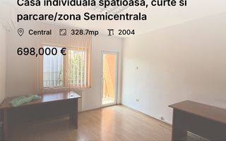 Casa individuala spatioasa, curte si parcare/zona Semicentrala - Poză 1