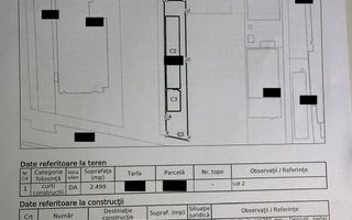 Hala 797 mp + cladire birouri P+1E // teren 2.499 mp // Tunari - Moara Cremona - Schiță 3
