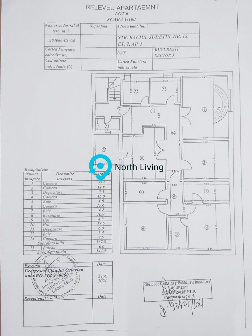 4 camere tip vila | Boxa | 144 mp utili - Poză 14