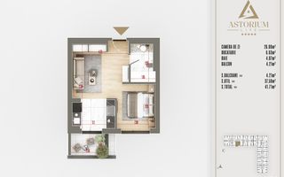 Ideal Investitie 2 Camere Finisaje Premium Theodor Pallady - Poză 2