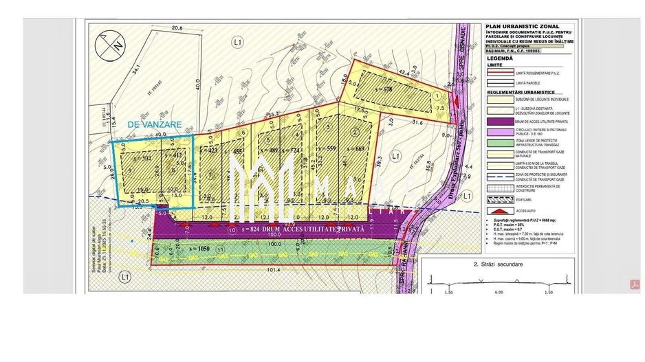 Teren intravilan de vânzare | Rasinari | 916 mp | PUZ aprobat - Poză 4