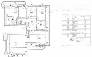 Apartament-Bloc Coreeni-4 Decomandate-158mp-Parcare-Ultracentral - Schiță 12