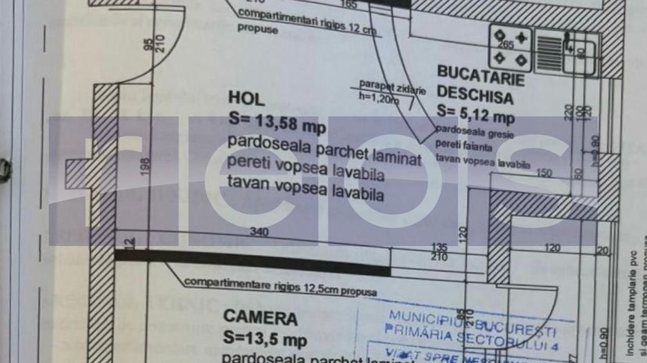 VANZARE APARTAMENT 2 CAMERE VITAN RIN GRAND 42MP CENTRALA PROPRIE PARCARE INCLUS - Poză 12