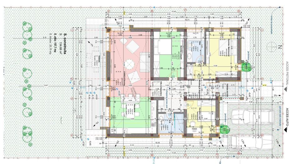 Teren cu autorizatie de constructie si utilitati - Schiță 9