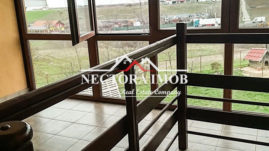 Casa cu etaj 5 camere, 3 bai, 137 mp utili + 961 mp teren, LES,utilata - Poză 11