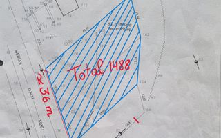 Teren intravilan I 1500mp I Front 36m I DN14 I Slimnic - Poză 1