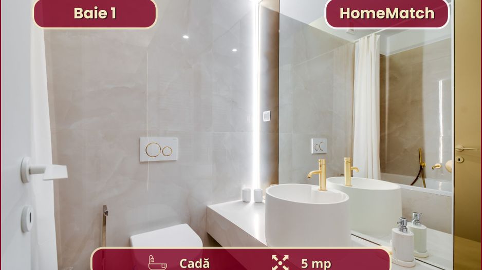 Cortina North || 3 camere || Finisaje de lux || Parcare || Comision 0% - Poză 9