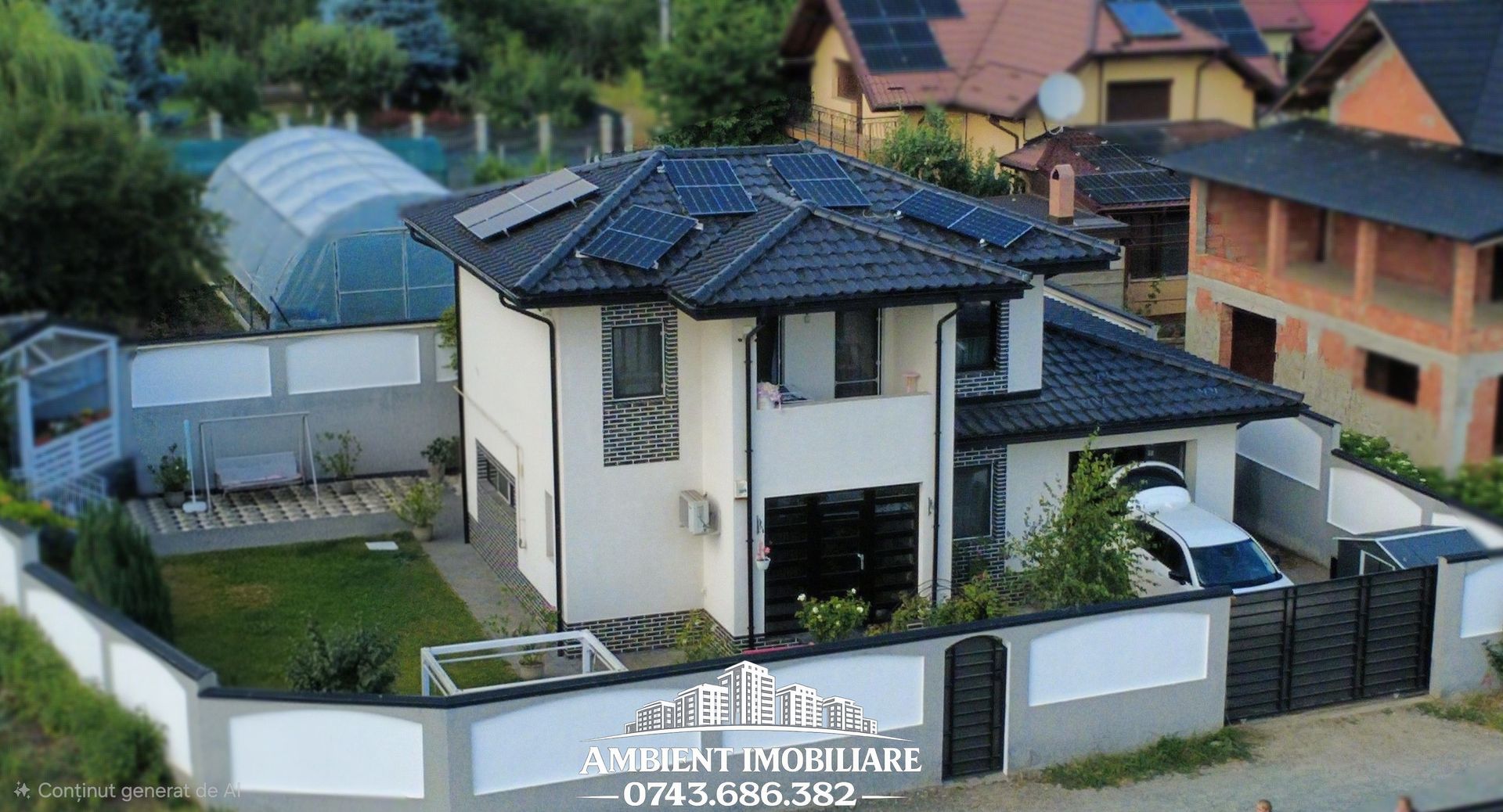 VILĂ individuală P+1E, teren 450 mp, mobilată, VASLUI, M. Grecilor - zona LCL; - Poză 3