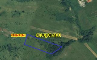 Teren de vânzare intravilan 8500 mp Chinteni Cluj oportunitate investitie - Poză 1