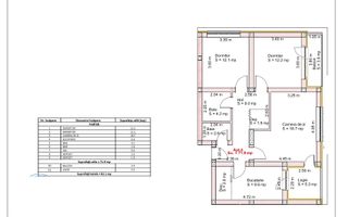 Apartament 3 camere cu grădină de 150 mp | intabulat | Zona Brana, Șelimbăr - Schiță 8