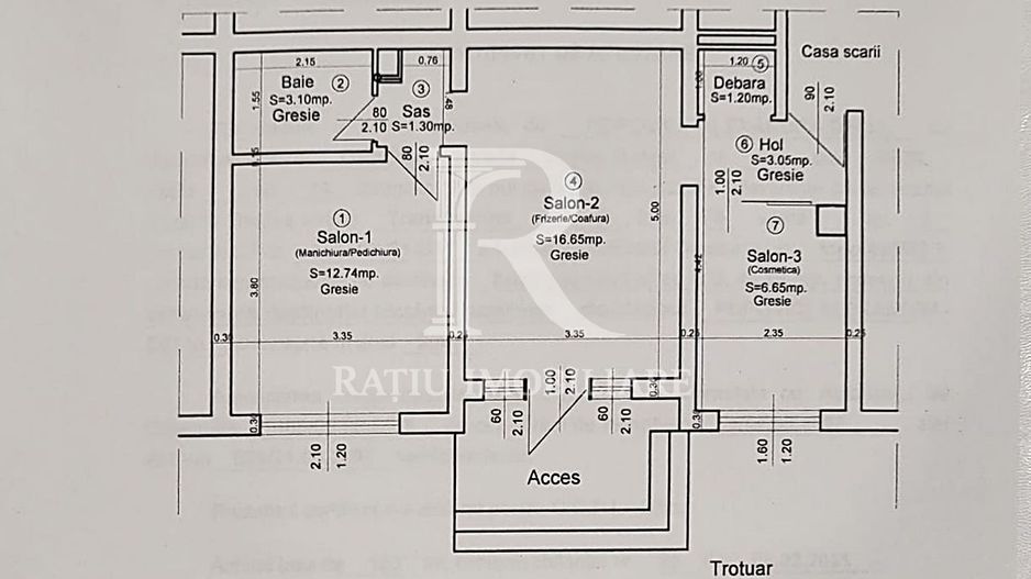 Spatiu comercial + afacere la cheie | Transilvaniei | Rogerius | Oradea - Schiță 13