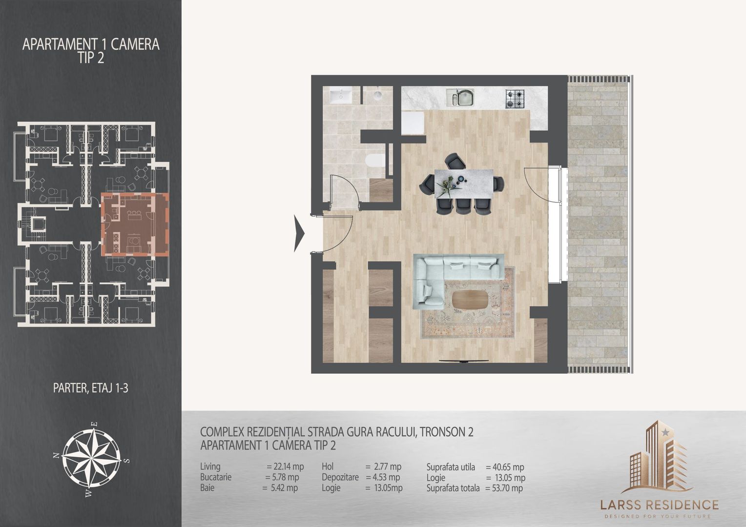 Garsoniera I Larss Residence Th. Pallady I Vanzare - Poză 5