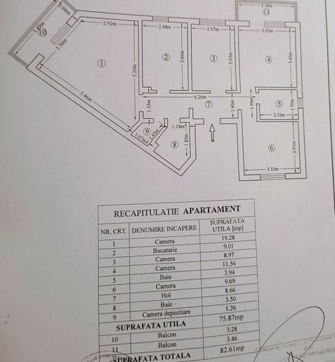 Apartament 4 camere, Dec., et. 3/4-Bld. Chimiei -Tudor Vladimirescu - Poză 10