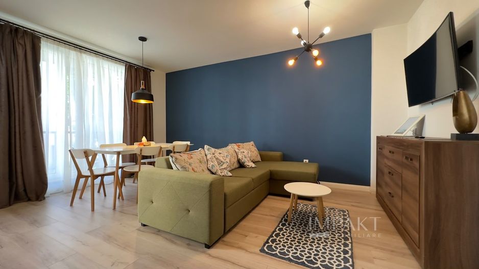 Apartament 2 camere Ultrafinisat | Terasa 23mp | Andrei Mureșanu - Poză 1