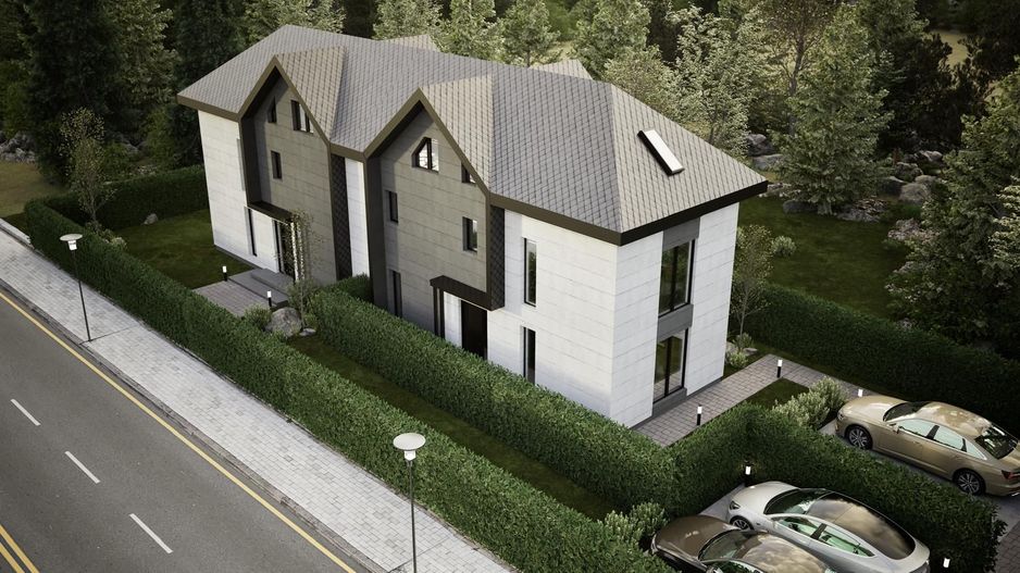 vila 5cam-indiv la calcan-perete propriu/centru Popesti Leordeni - Poză 2