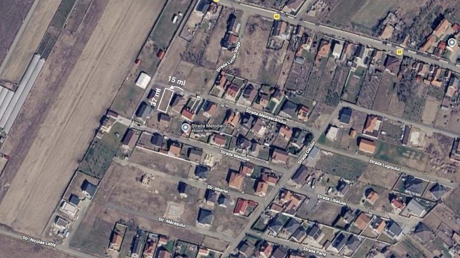 Teren intravilan 551 mp – Cihei, zonă liniștită - Poză 5