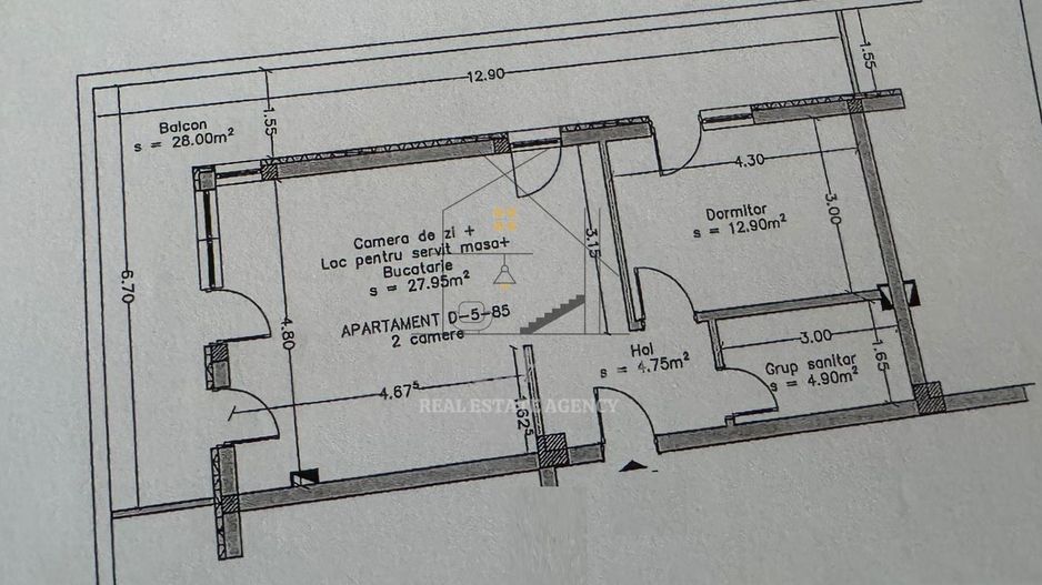Apartament 2 camere, terasa 28 mp, parcare, ultrafinisat, zona str Somesului - Poză 11