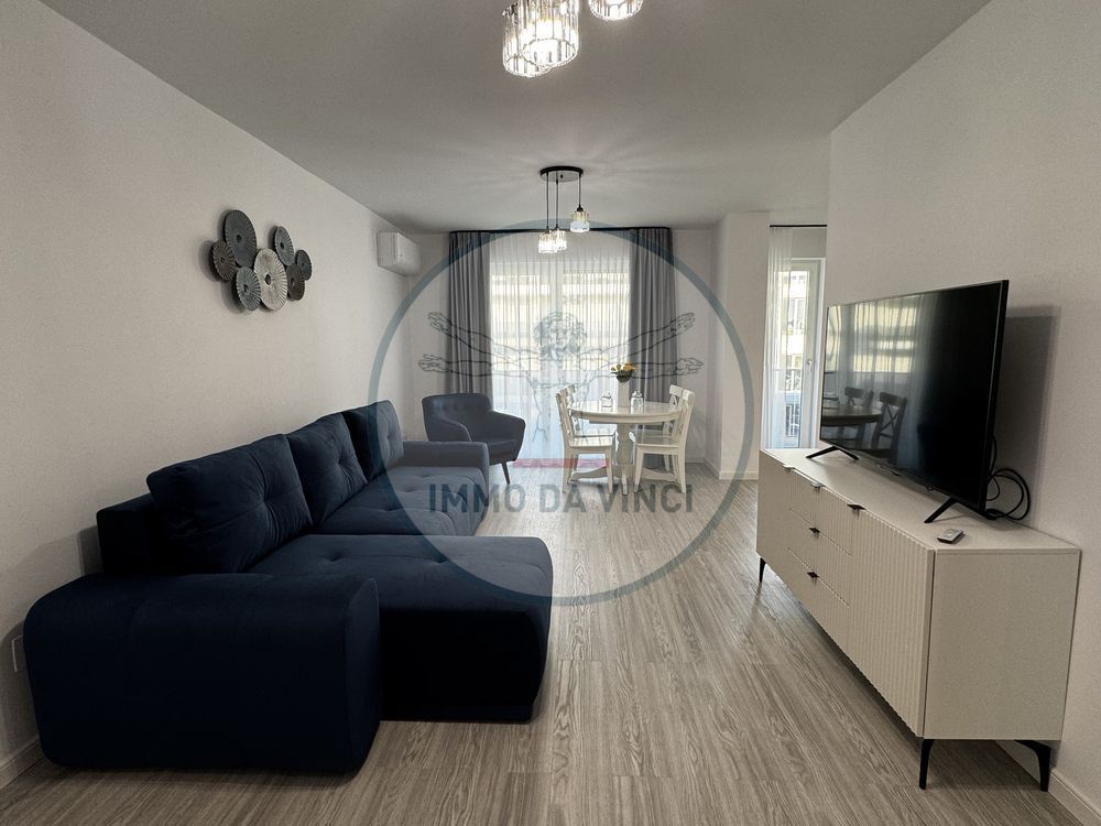 Prima inchiriere, mobilat utilat modern, 2 camere, terasa 12 m2, AC - Poză 4