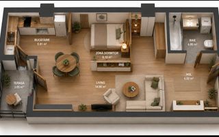 Garsonieră nouă în Smart Residence | 40 mp | Lujerului - Poză 5