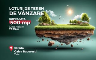 Teren de vanzare, ideal investitie - Vidra, Ilfov - Poză 1