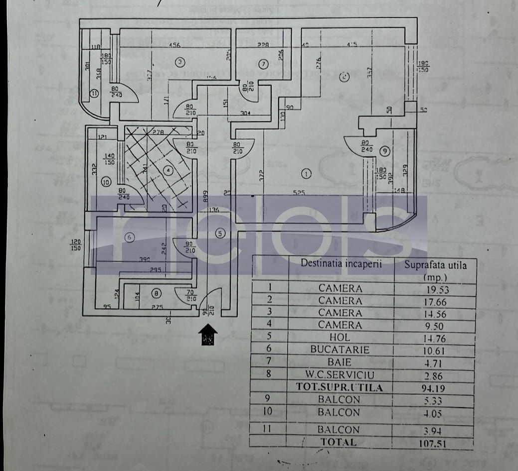 VANZARE 4 CAMERE  DECOMANDAT UNIRII -FFANTANI - Poză 15