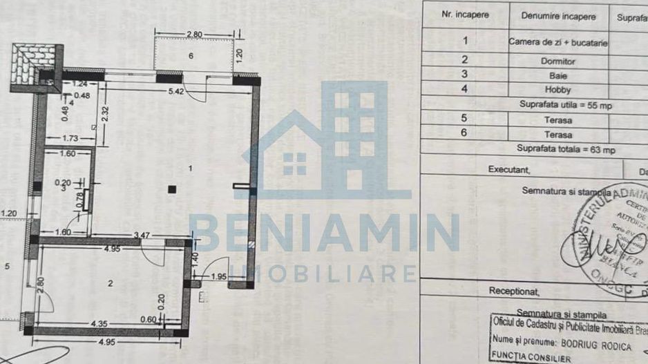2 camere - 63mp - mobilat - utilat - bloc nou - parcare - Subcetate - Poză 8