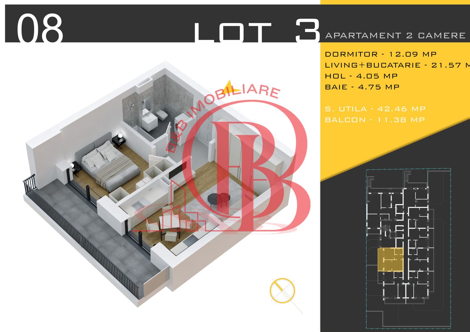 2 camere  Titan Pallady  Metrou Nicolae Teclu - Schiță 2