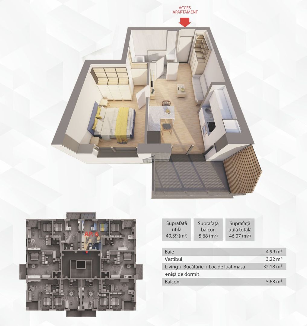 Apartament in R39 by ARED–direct de la dezvoltator, fără agenție! Ap.6 - Poză 2