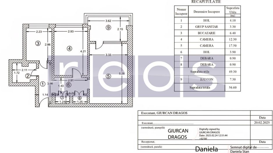 VANZARE APARTAMENT 2 CAMERE ULTRAFINISAT VICTORIEI AVIATORILOR KISELEFF - Poză 9