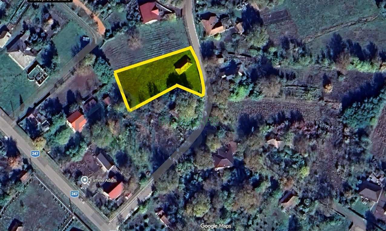 Teren intravilan 1450 m2 în Dobrovăț, Iași – casă bătrânească, la 600 m de Primărie - Poză 1