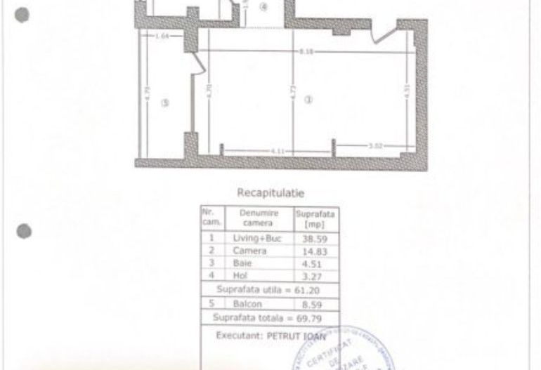 Apartament Cu Centrala Proprie | Sisesti | Valletta Residence - Schiță 15