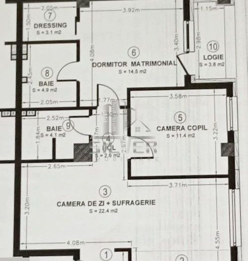 Apartament cu 3 camere intr-un imobil calitativ/73mp/zona Vivo. - Poză 3
