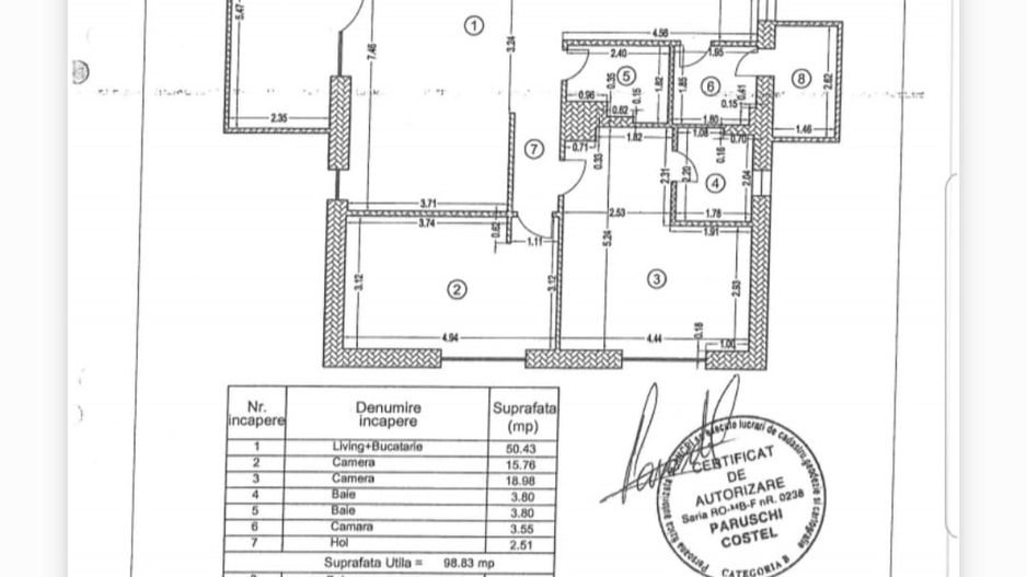 Vânzare Apartament 3 Camere | 100 mp Utili | Terasa 13 mp in Corbeanca - Poză 20