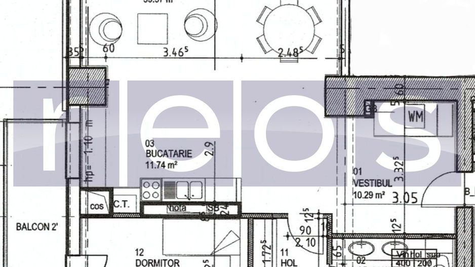 APARTAMENT PREMIUM 3 CAMERE | UPGROUND RESIDENCE | 107 MP UTILI | 2 TERASE | - Poză 7