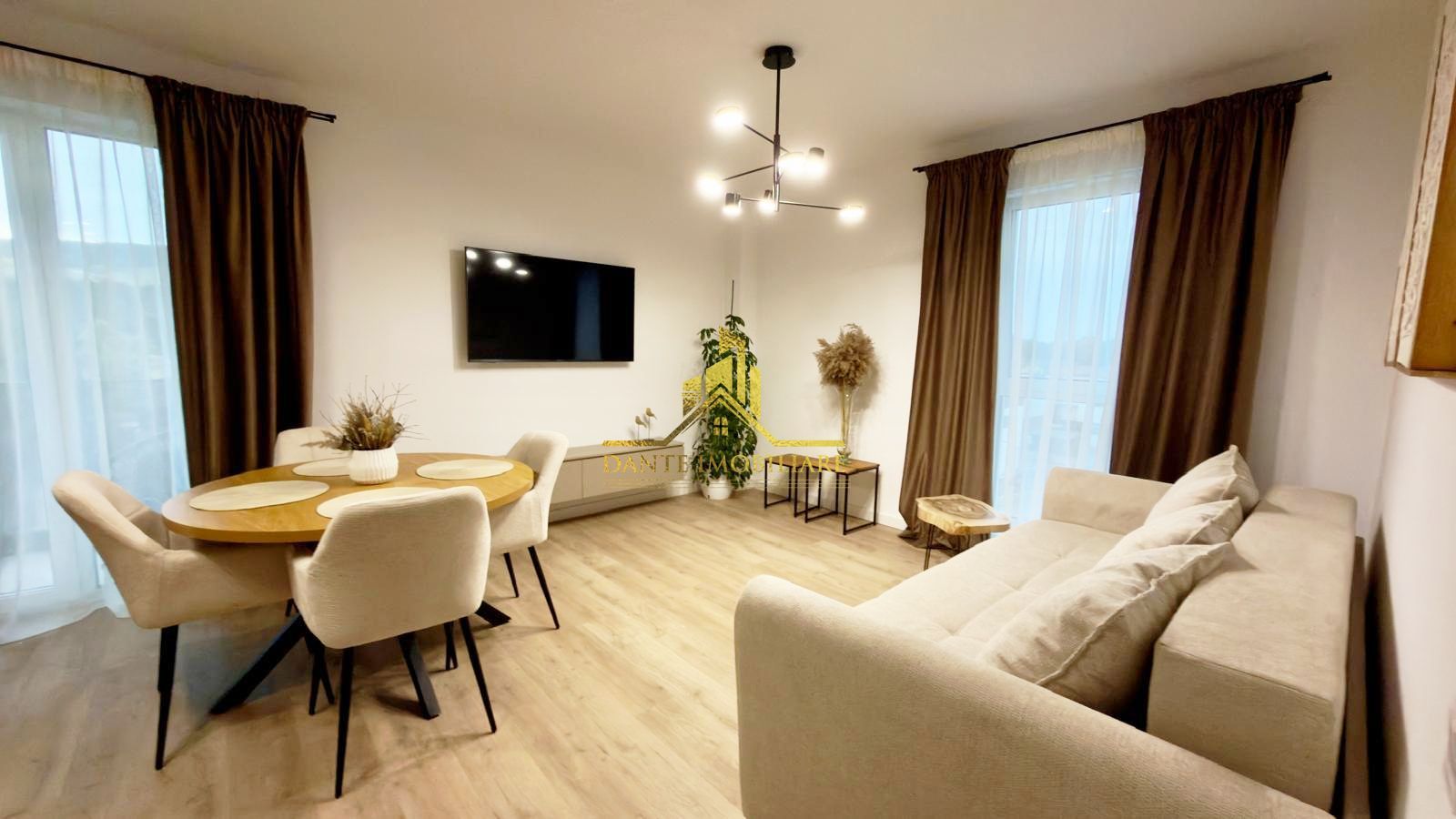 2 camere, ultrafinisat, modern, bloc nou, balcon, parcare, Floresti - Poză 2