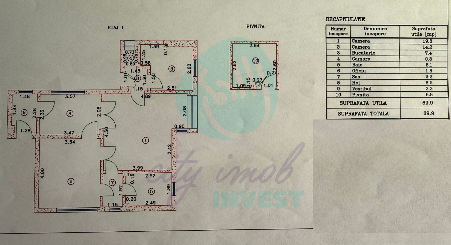 Apartament 2 camere | Renovat integral - Poză 3