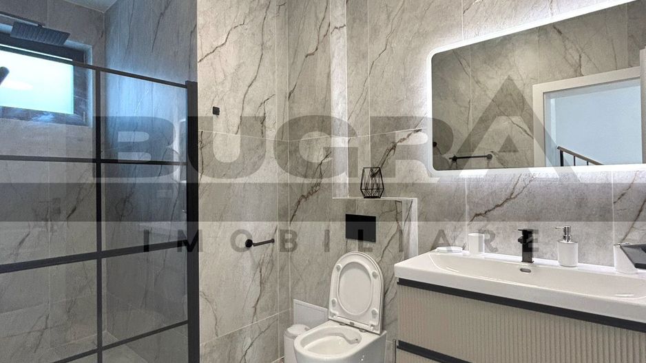 Casa exclusivista 140mp utili, prima inchiriere, 500mp teren,  Popesti - Poză 14