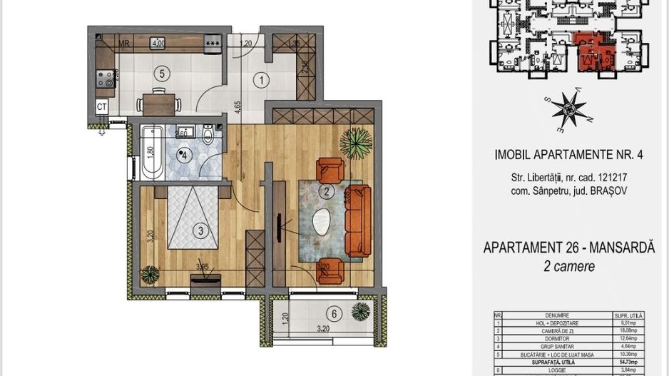 Apartament 2 camere mansardă Ofertă Limitată!!!  31 Decembrie 2025 - Poză 4