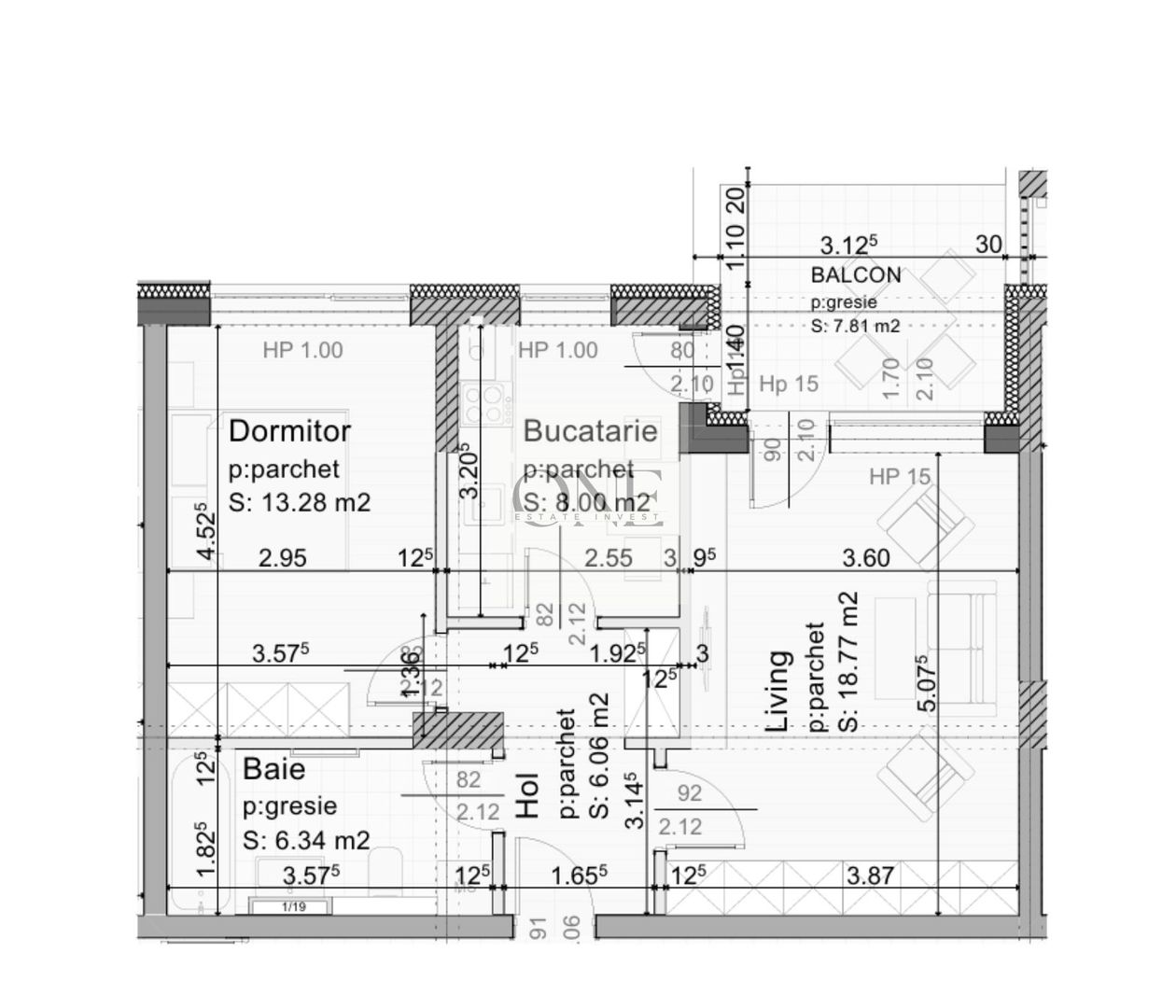 Apartament Însorit - Poză 12