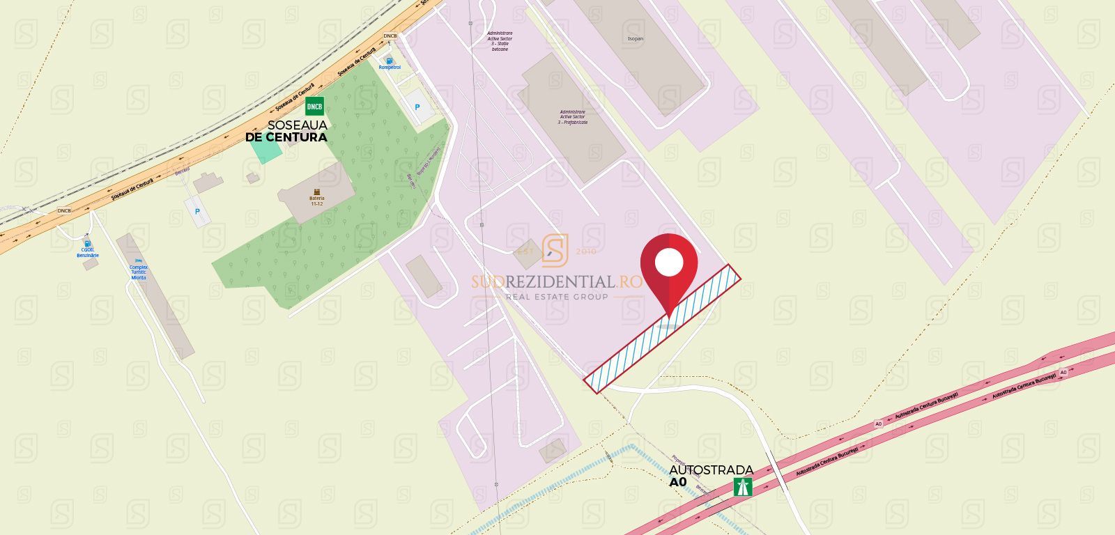 Teren intravilan, 4200 mp, adiacent A0 si Centura Sud - Poză 4