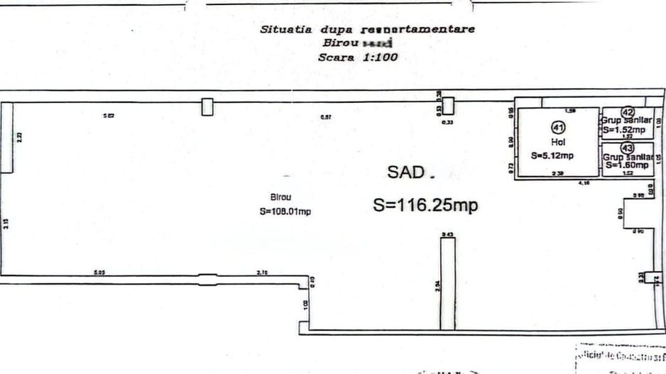Spatiu SAD 116 mp zona centrala-Investitie - Poză 6