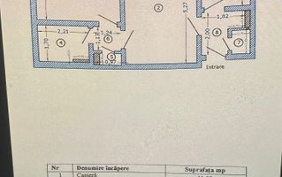 2 camere - 52mp | Renovat | Centrală Bloc | Etaj Intermediar | Obor - Schiță 11