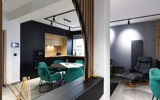 Apartament cu 3 camere, 2 bai, mobilat lux - zona Coresi - Poză 8